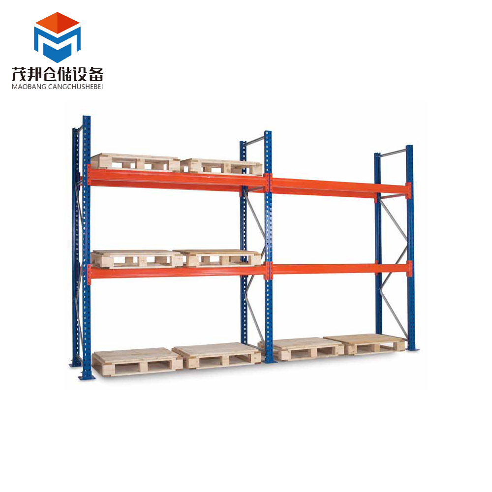 Industrial Heavy Duty Metal Shelving Single Deep Pallet Rack Selective Storage Warehouse Racking