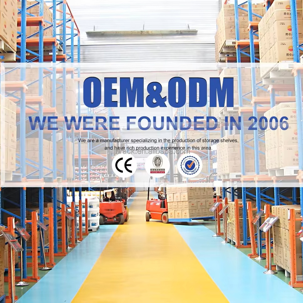 Custom Euro Very Narrow Aisle Racking System Van Galvanized Narrow Pallet Racking For Warehouse Shelving Solutions