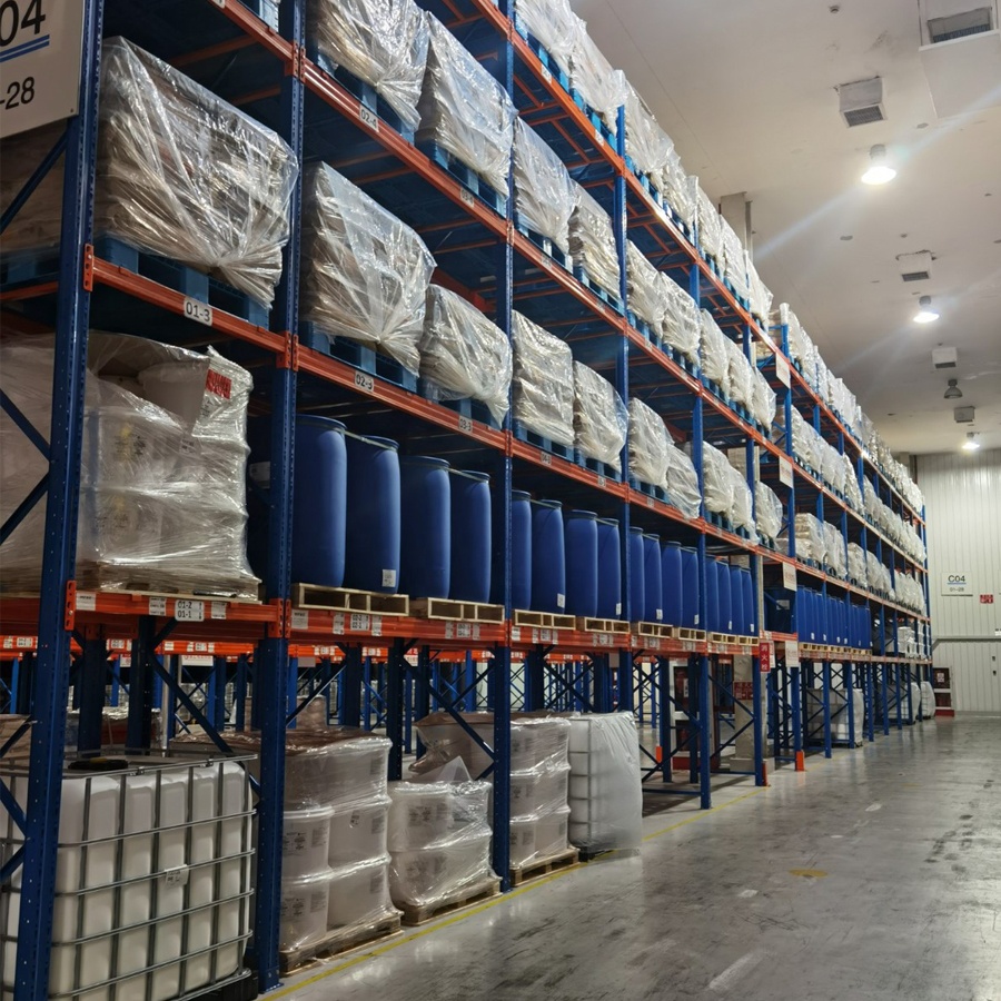 Long Span Heavy Duty Pallet Rack 1000kg-4000kg Capacity Cold Rolled Steel Powder Coated Adjustable Heavy Gauge Steel Racking