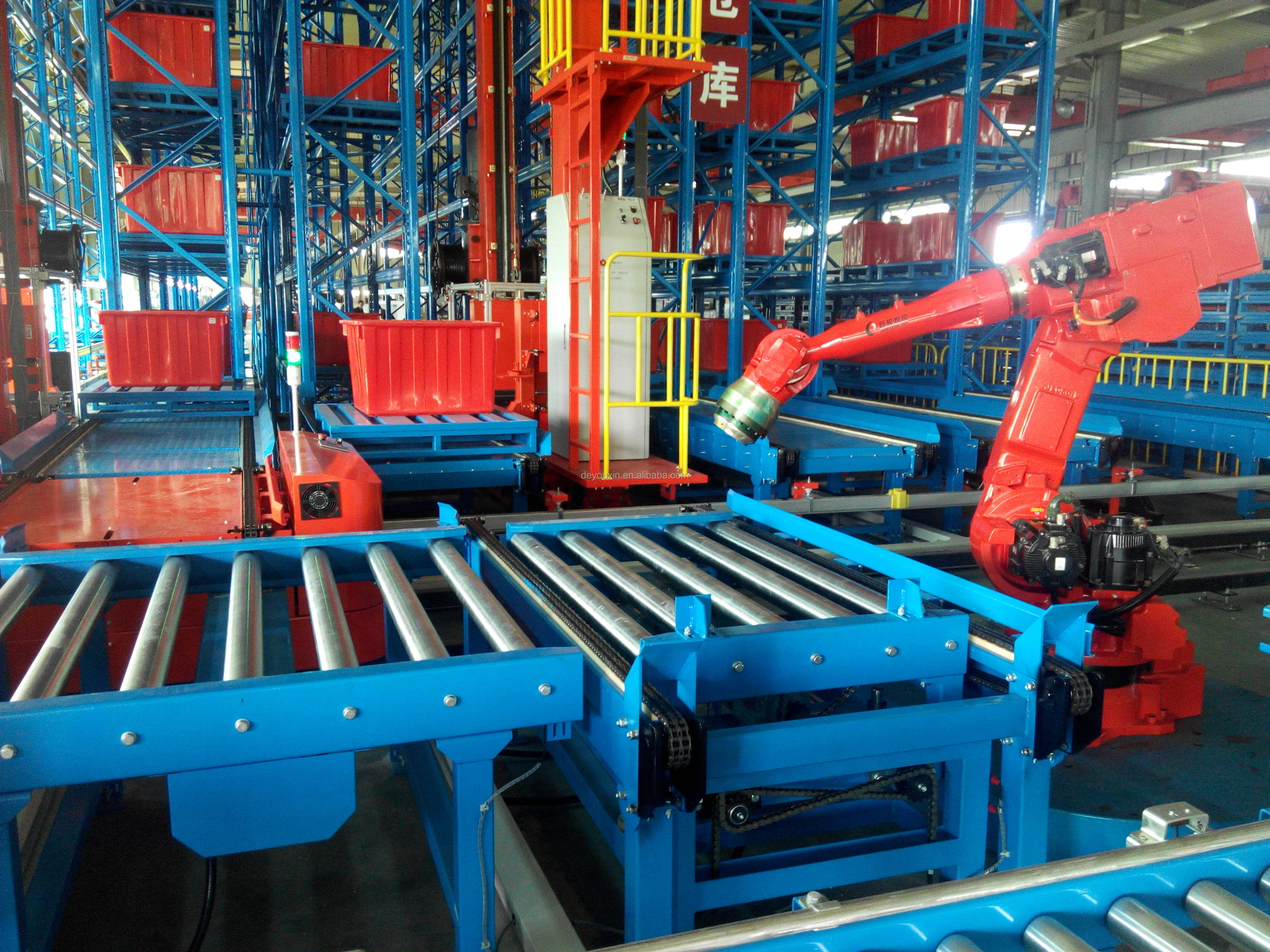 Automated Crane and Storage Rack Lane