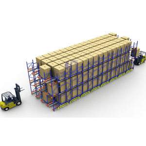 Heda Shelves Four Way Shuttle Rack Warehouse Racking Shuttle Automatic 4-Way Shuttle Racking