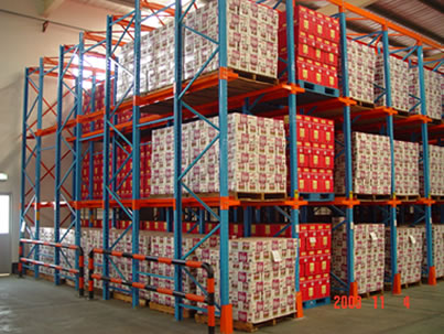 1000 kg Per Layer Heavy Duty Pallet Rack High Density Steel Storage System for Warehouse Cold Storage