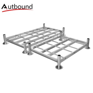 Heavy Duty Steel Pallet Stacking Racks Post Pallet For Warehouse Storage