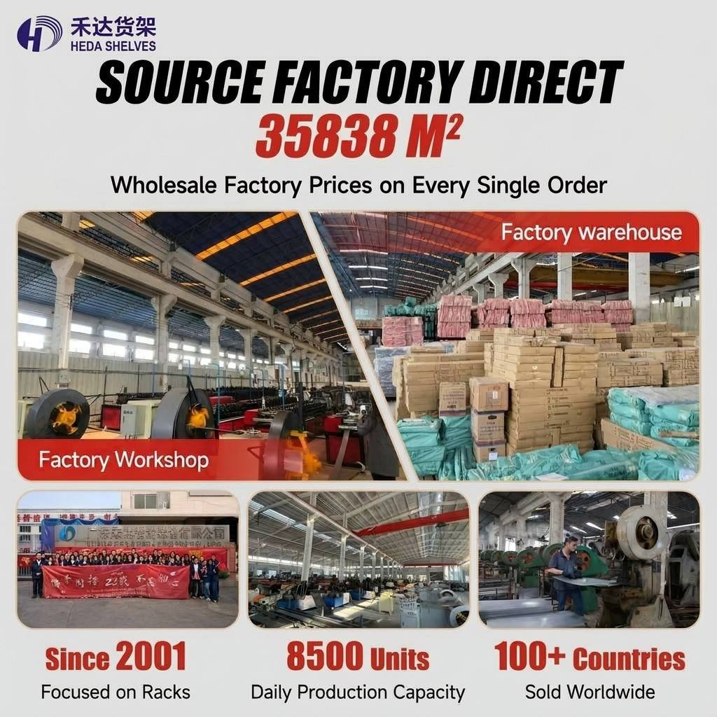 Metal Shelf Rack Commercial Storage Racks Industrial Steel Shelving Pallet Rack Manufacturers