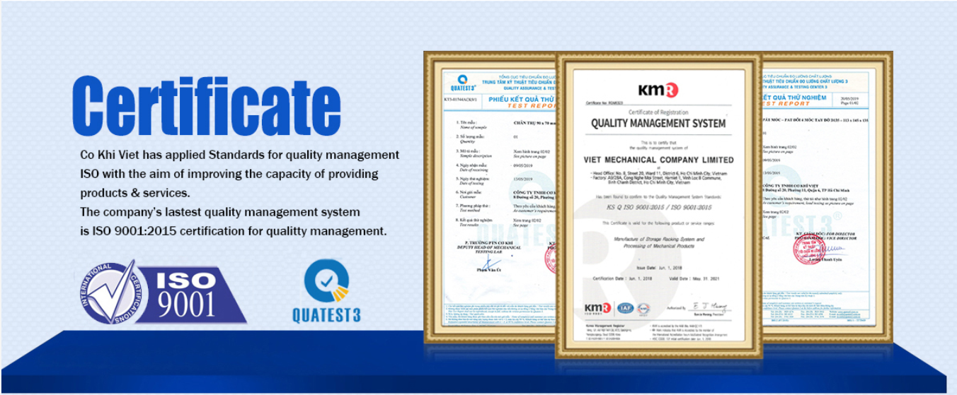 Viet Mechanical Certifications