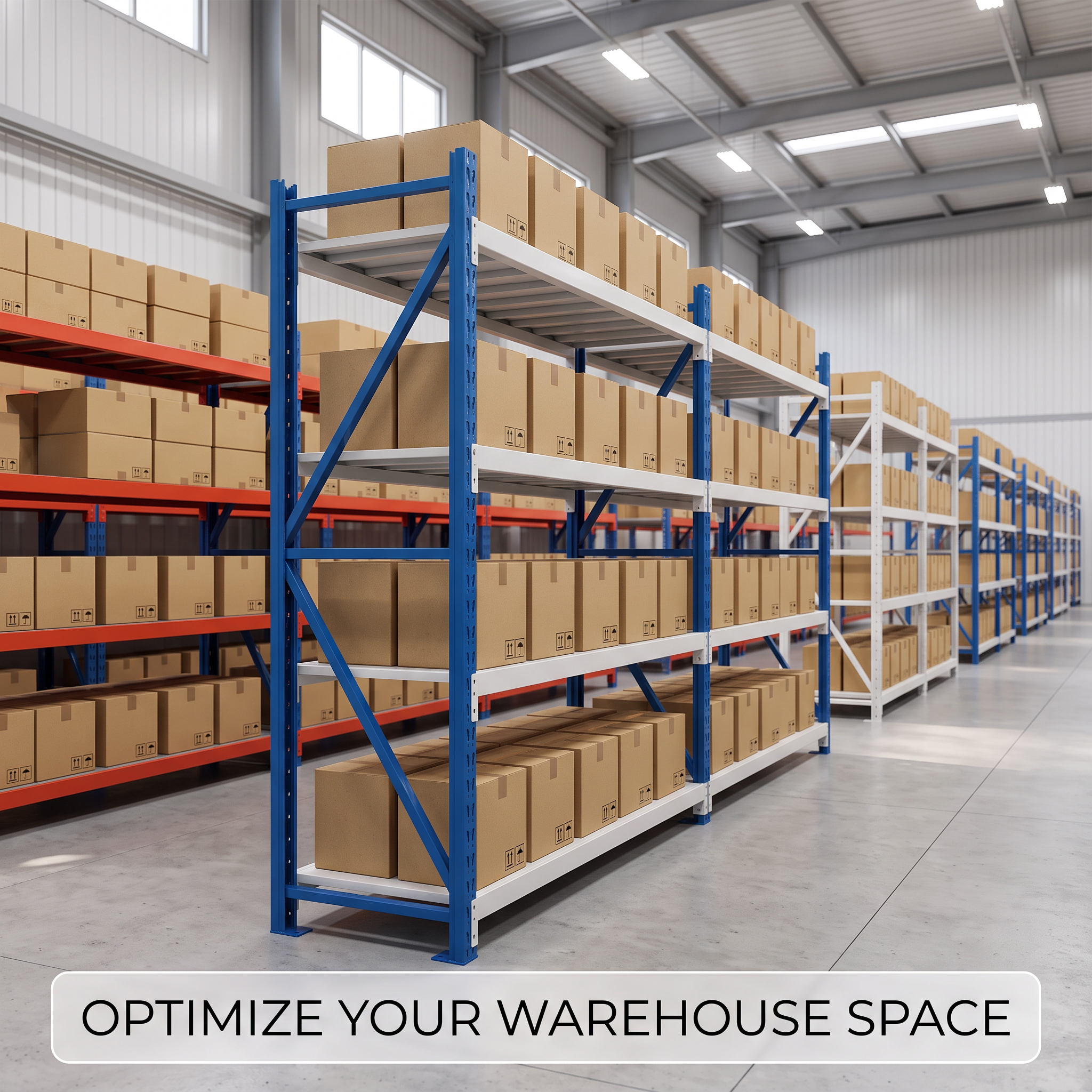 Medium Heavy Duty Adjustable Steel Storage Rack Boltless Metal Shelving for Saudi Warehouse Garage