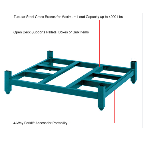 Factory Direct Multi-Level Steel Mobile Tire Transport Stacking Rack Pallet Tyre Rack from China Warehouse Demountable