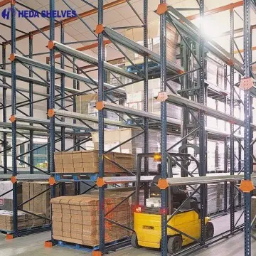 Drive-in racking system for high-density pallet storage