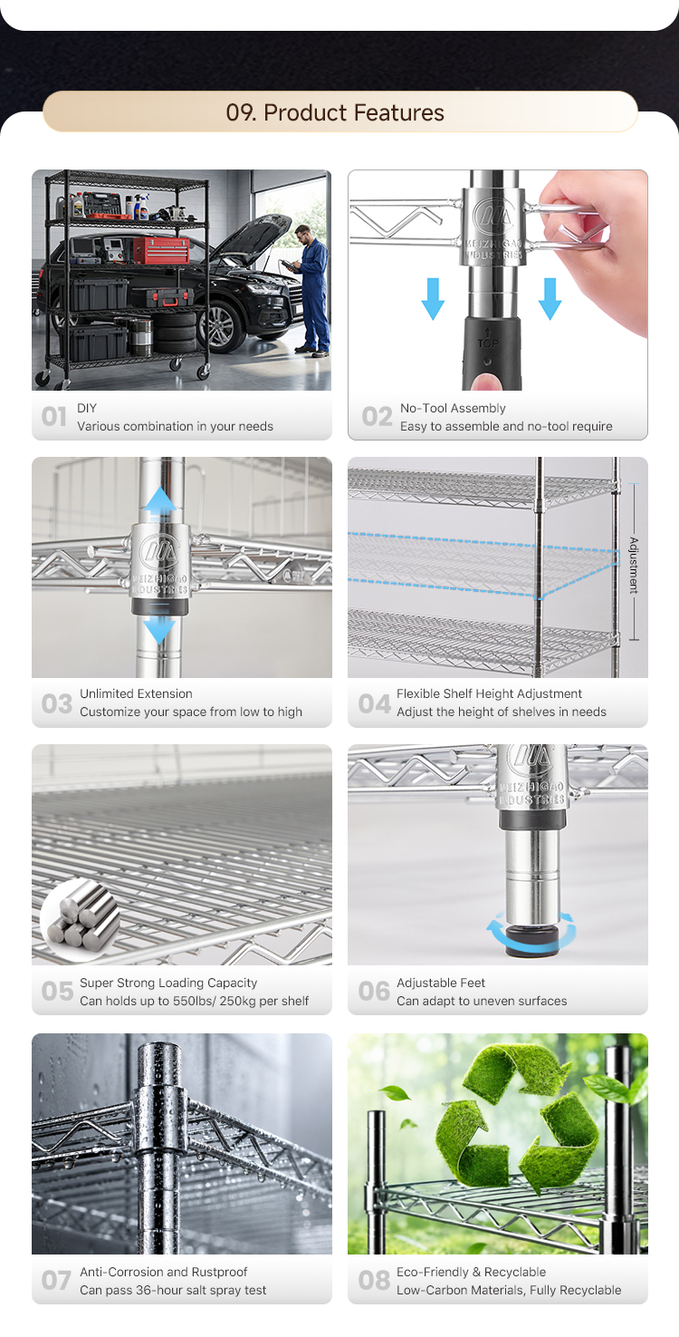 Shelving Accessories and Options