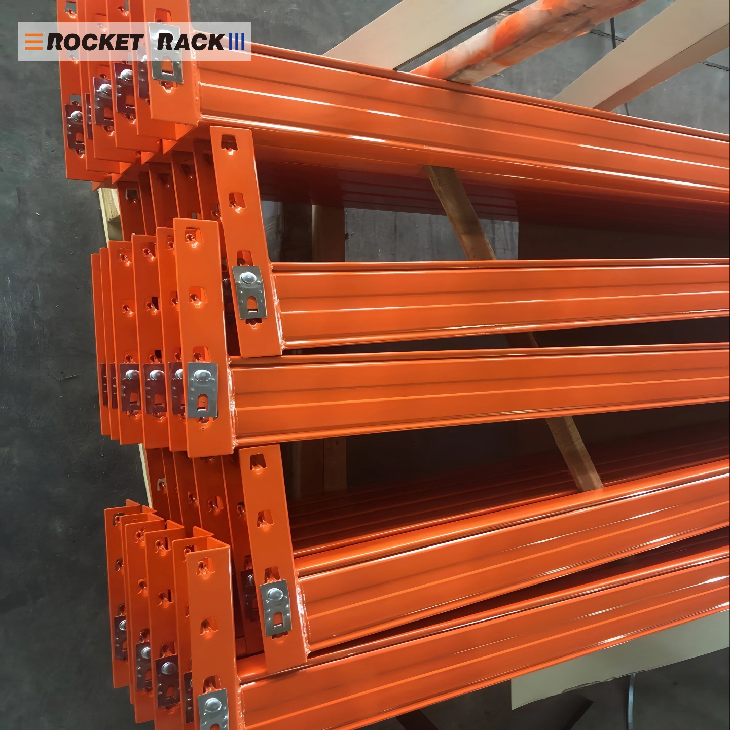 Teardrop Racks Pallet Shelving High-Density Warehouse Pallet Racking System with Adjustable Steel Beam Structure