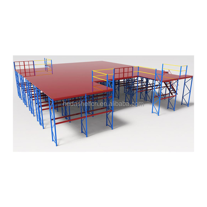 Wholesale Supplier Mezzanine Rack Heavy Duty Industrial Shelving Warehouse Shelf Racks