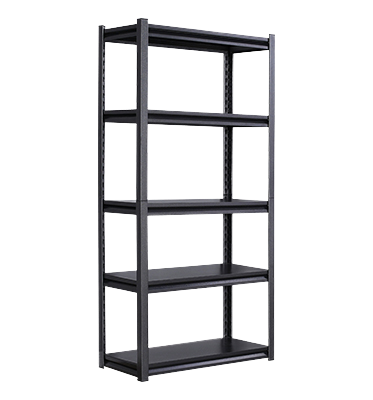 Heavy Duty Boltless Rivet Warehouse Shelves 5-Layer Easy-to-Assemble Commercial Storage Shelving Racks Steel for Electronic