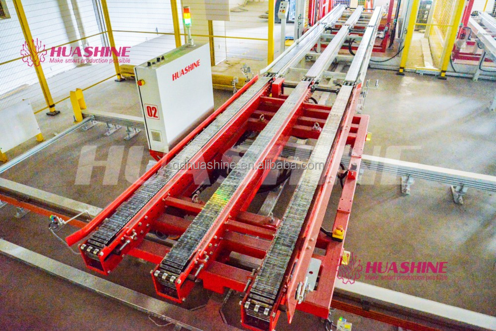 HUASHINE INTELLIGENT Warehouse Automatic Storage Racking ASRS System Chemical Nylon, Carbon Black Industry