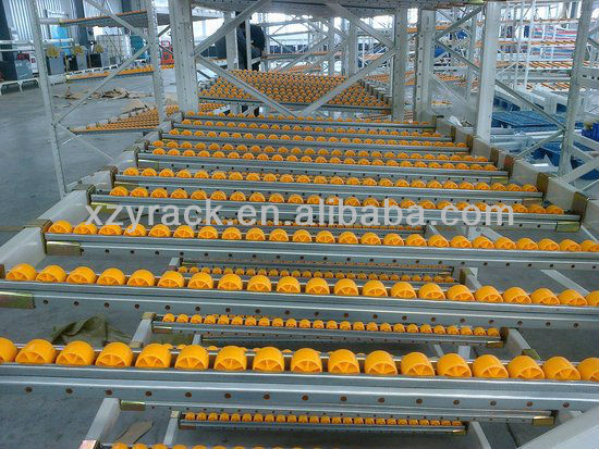 XZY High Quality Steel Carton Flow Rack System Industrial Heavy Duty Gravity Roller Racking 100kg-1000kg Capacity for Warehouse