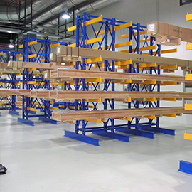 Heavy Duty Steel Cantilever Racking System with Corrosion Protection 3-Layer Design for Long and Narrow Items