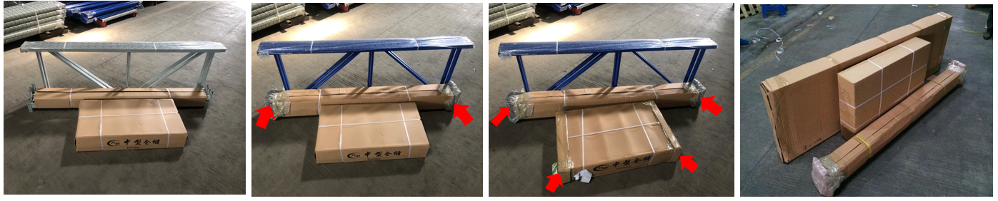 Packing and shipment process