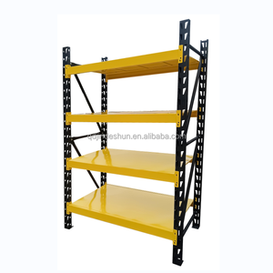 Industrial 4-Layer Adjustable Metal Shelf Racks Medium Duty Warehouse Storage Rack Stacking Shelves for Warehouse