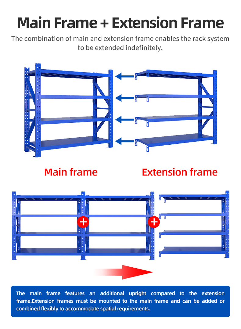 Boltless Adjustable Steel Light Duty Industrial Warehouse Pallet Stacking Storage Shelf Rack Units