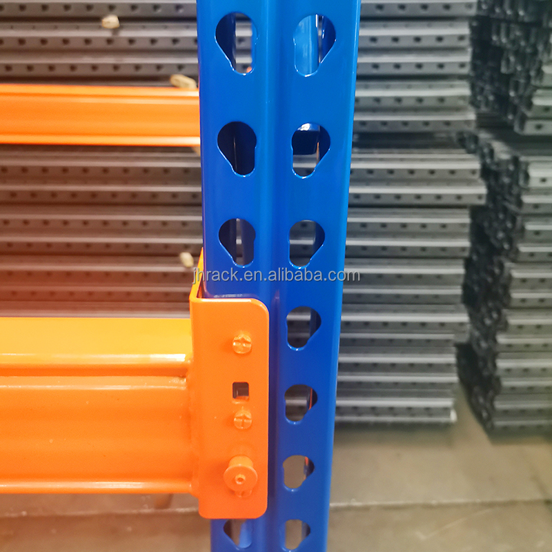 Heavy Duty Teardrop Hole Beam Selective Pallet Rack - Easy Assembly Wide Span Racking for Warehouse Pallet Storage