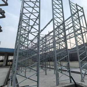Mine Bulk Materials Anti-pressure Piling Heavy Duty 5 Layer Corrosion Protection Metal Warehouse Rack