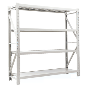 4-Shelf Light Duty Boltless Rivet Shelving Metal Shelf Storage Racks