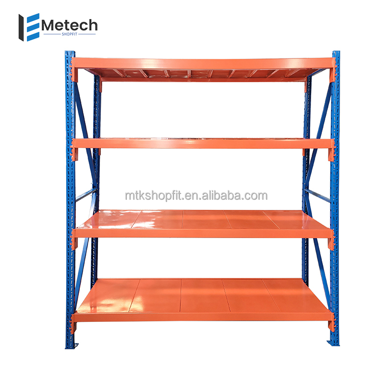 Heavy Duty Metal Warehouse Rack 500kg Load Bearing Storage Shelf