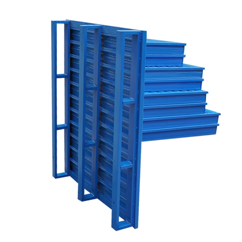 1000kg Steel Pallet Style Stacking Rack With Electrostatic Powder Coating For Warehouse Storage