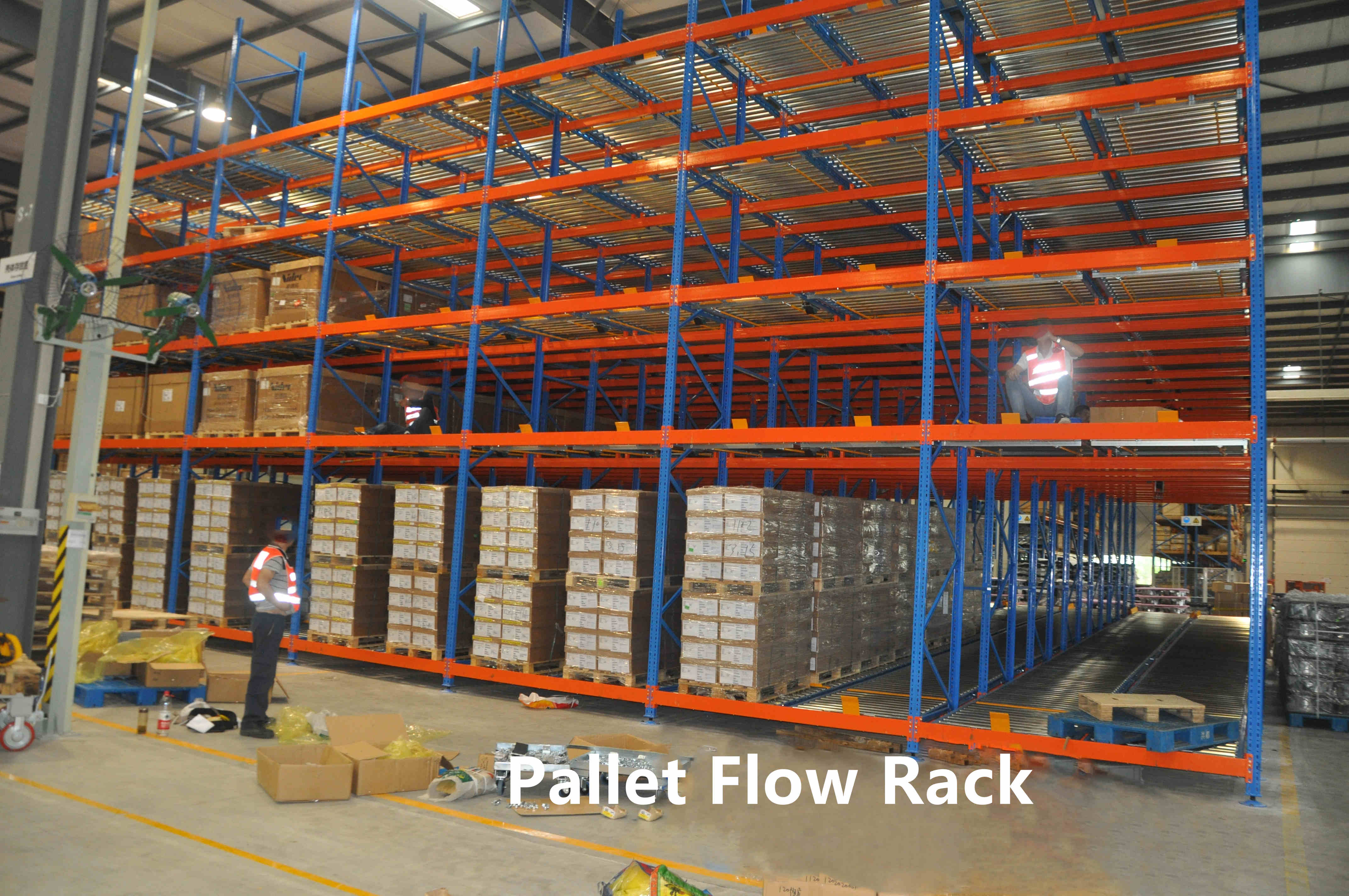 Gravity Pallet Flow Shelving Detail 4