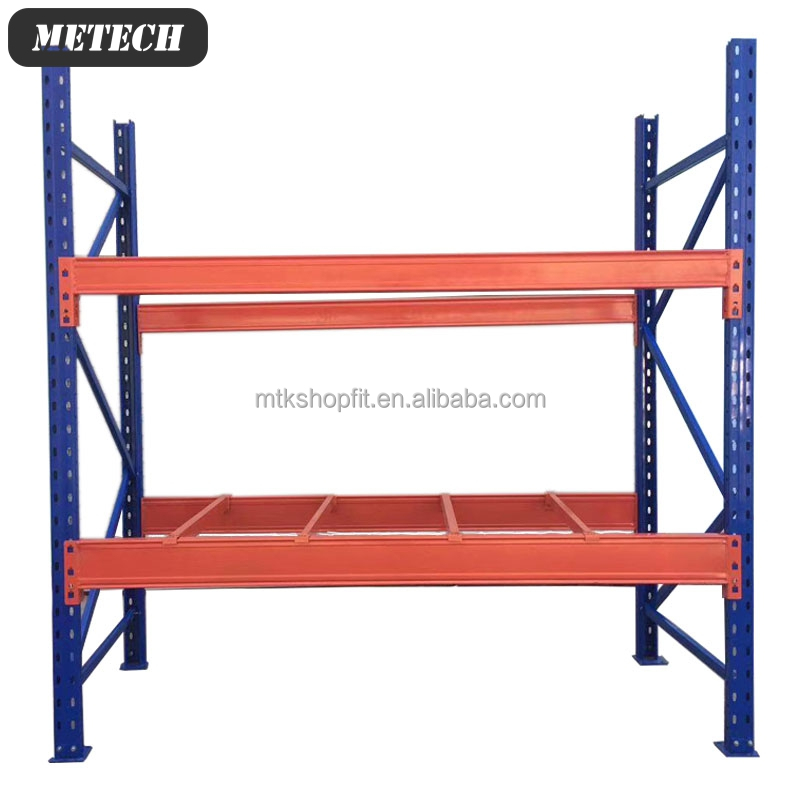 High-Grade Single-Sided Steel Pallet Rack Heavy-Duty Warehousing Equipment with High Load-Bearing Capacity