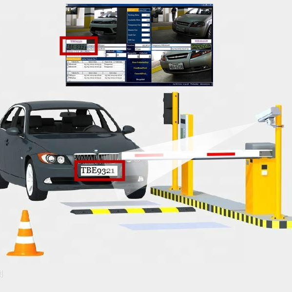 Smart Parking License Number Plate Recognition System Warehouse Rack Numbering Anpr Parking System Project
