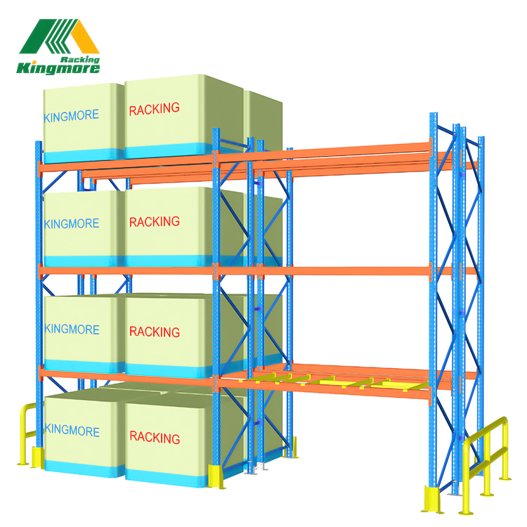 Kingmore Heavy Duty Steel Selective Pallet Rack System for Warehouse Storage