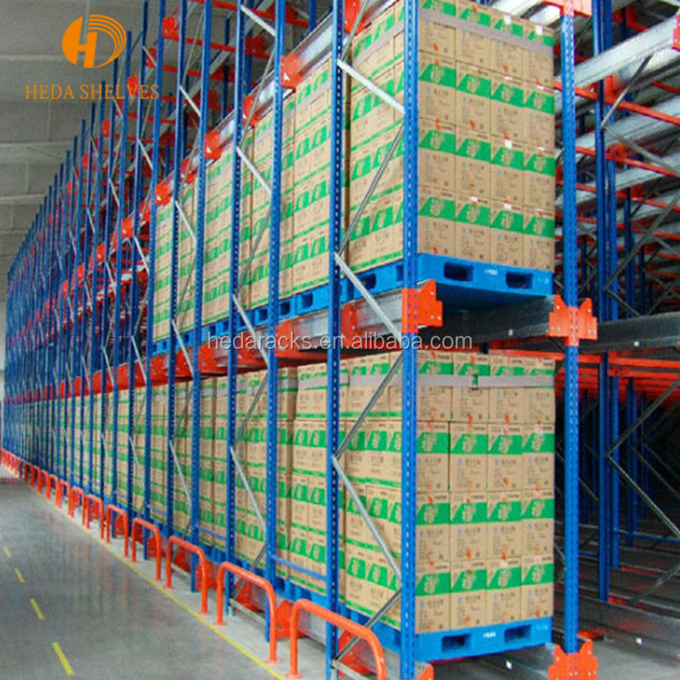 High Density Drive-In Pallet Rack Warehouse Storage System Drive in Rack Pallet Racking Double Deep Pallet Racks