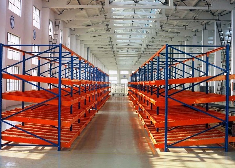 Metal Storage Carton Flow Shelves for Industrial Warehouse Roller Picking Equipment Racks System
