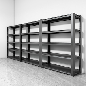 5 Layer Steel Shelving Display Shelf Metal Storage Rack with Pegboard Colors Customized for Stacking Racks Shelves