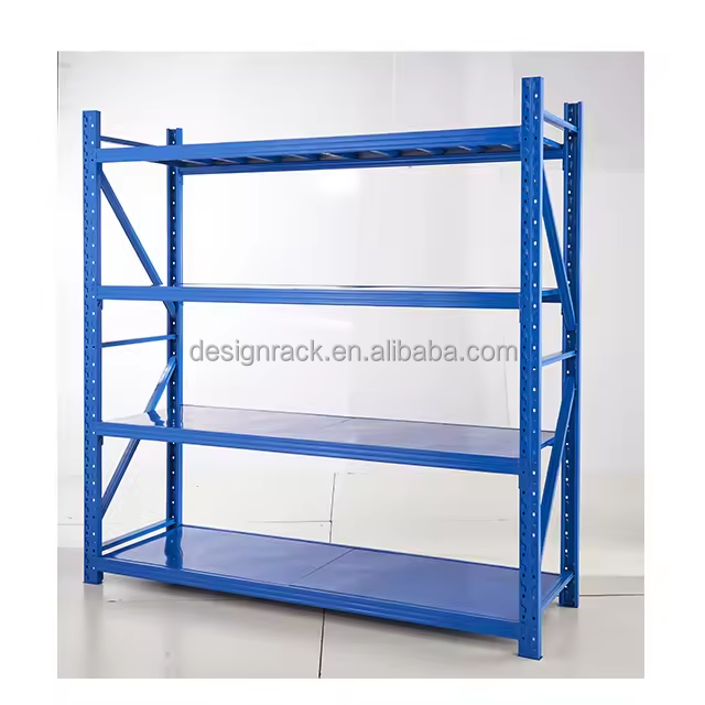 Wide Span Shelving Units Wholesales Price Warehouse Rack Storage Pallet Racks Shelf Blue &amp; Orange Pallet Racking