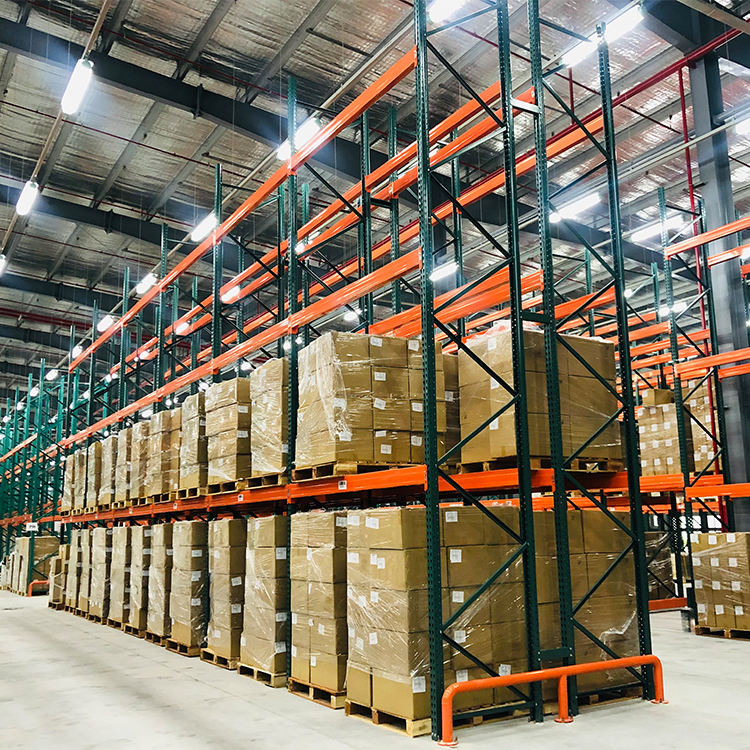 Industrial Storage Rack System Heavy Duty Metal Rack Teardrop Pallet Racking For Warehouse