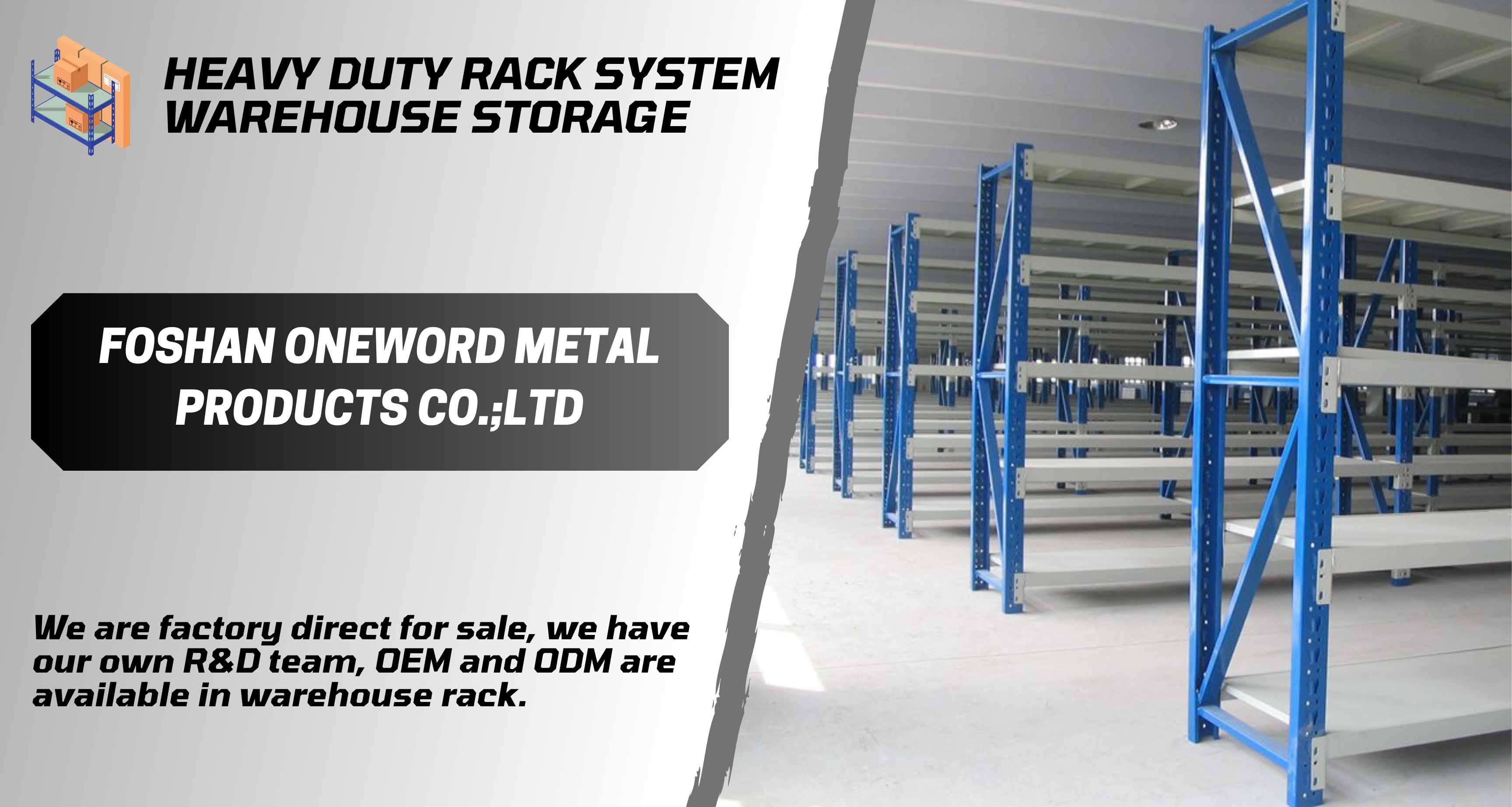 Warehouse Storage Rack Banner