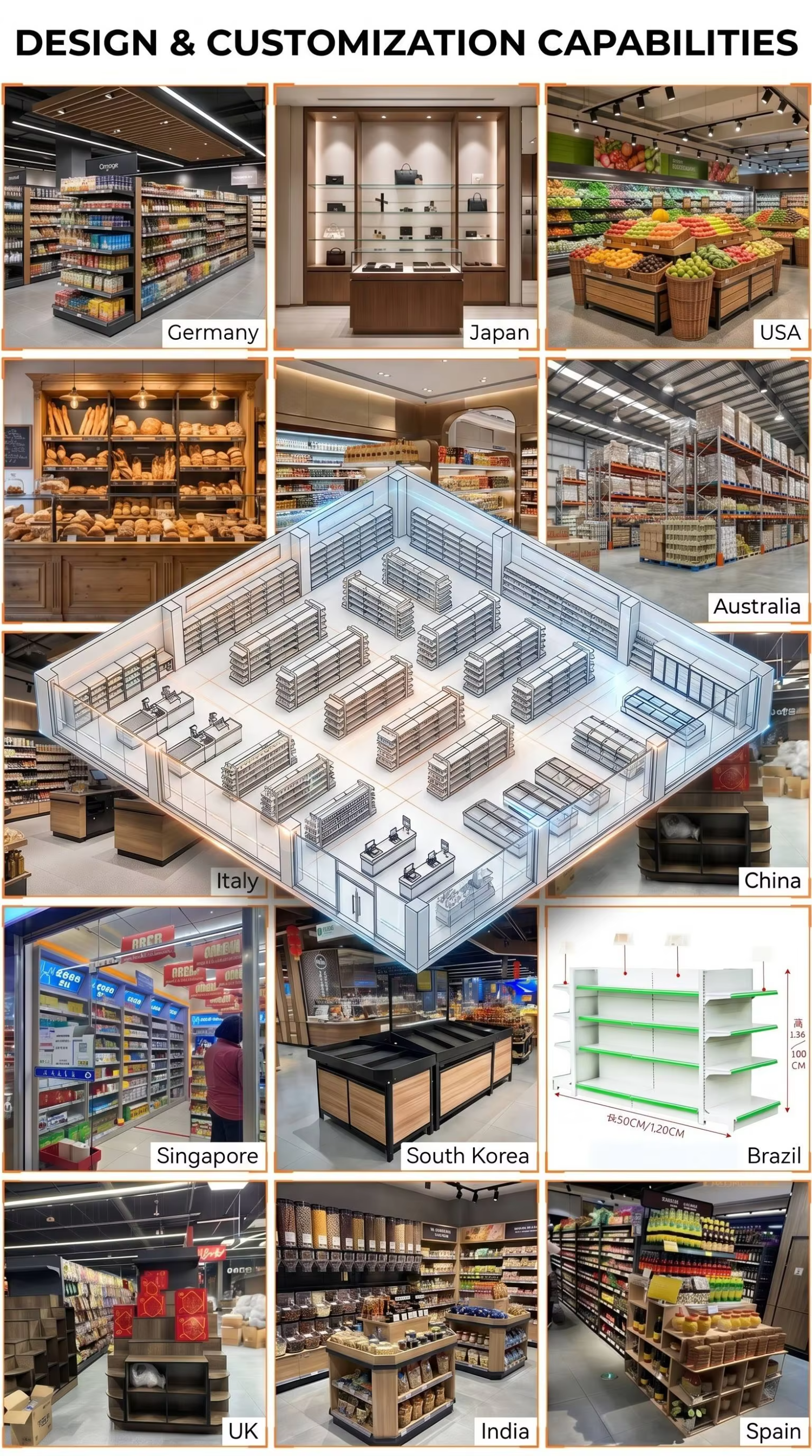 Heavy Duty Pallet Rack 5 Tier Warehouse Storage Shelving Yellow Beam Steel Rack Adjustable for Industrial Warehouse