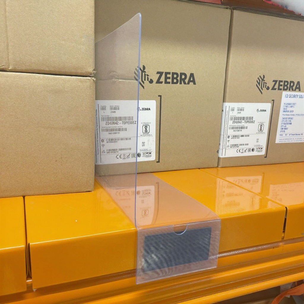 Clear Acrylic Shelf Divider Details