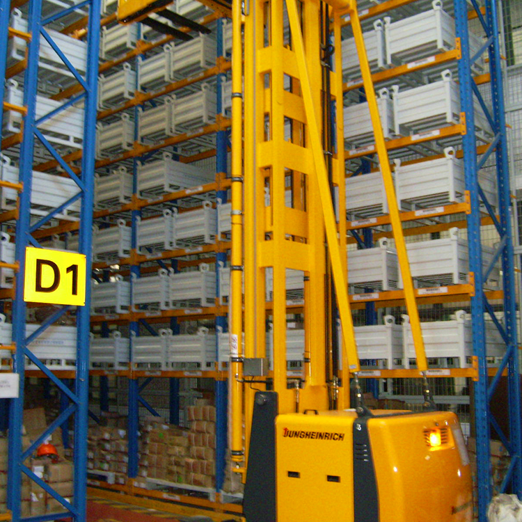 Narrow Aisle Rack High Capacity Utilisation Warehouse Pallet Storage Racks VNA Racking System