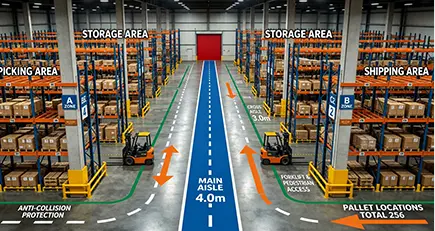Integrated Warehouse Logistics Layout Plan