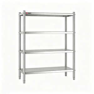 Stainless Steel Shelf Kitchen Storage Rack Industrial Storage Heavy Duty Shelf Commercial Shelving Rack Organizer