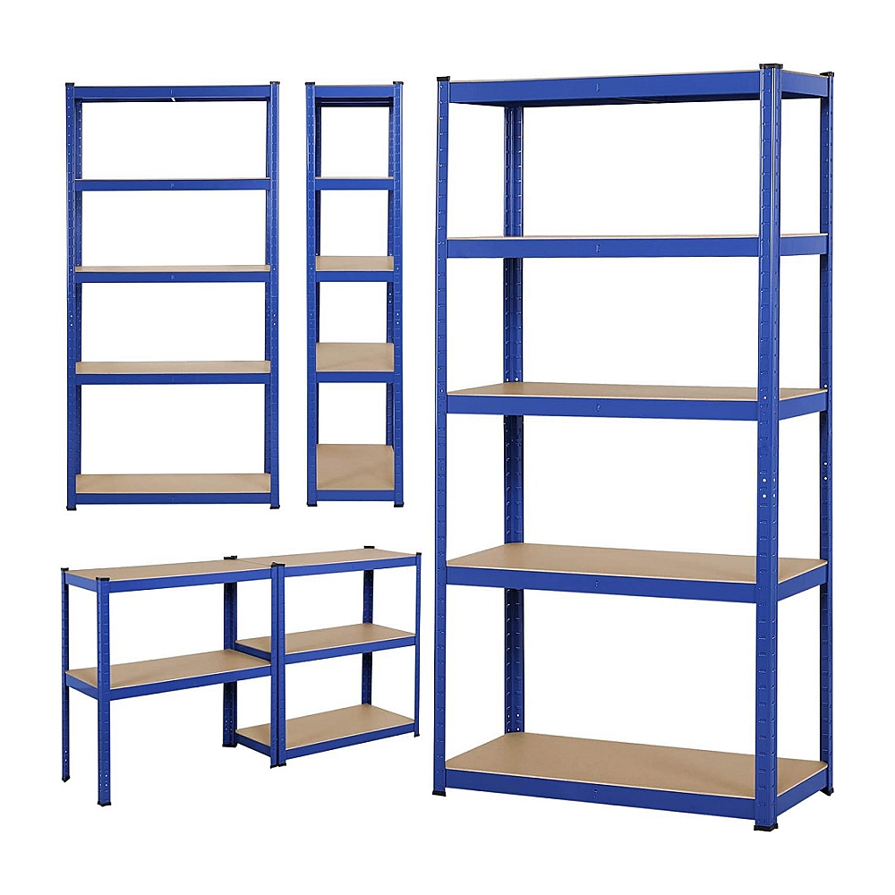 Industry Warehouse Racking Steel Pallets Mezzanine Rack 4/5 Tier Steel Boltless Racking Storage Adjustable Shelf Organizer