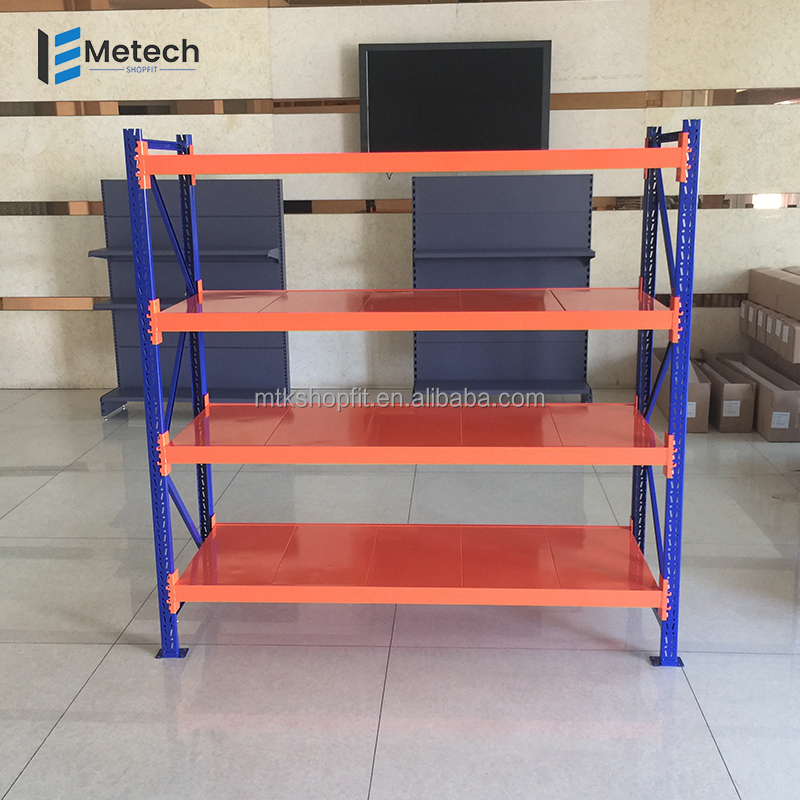 Heavy Duty Metal Warehouse Rack 500kg Load Bearing Storage Shelf