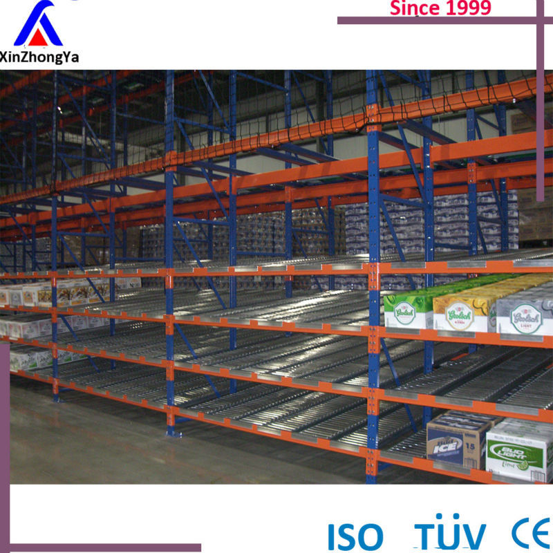 XZY High Quality Steel Carton Flow Rack System Industrial Heavy Duty Gravity Roller Racking 100kg-1000kg Capacity for Warehouse