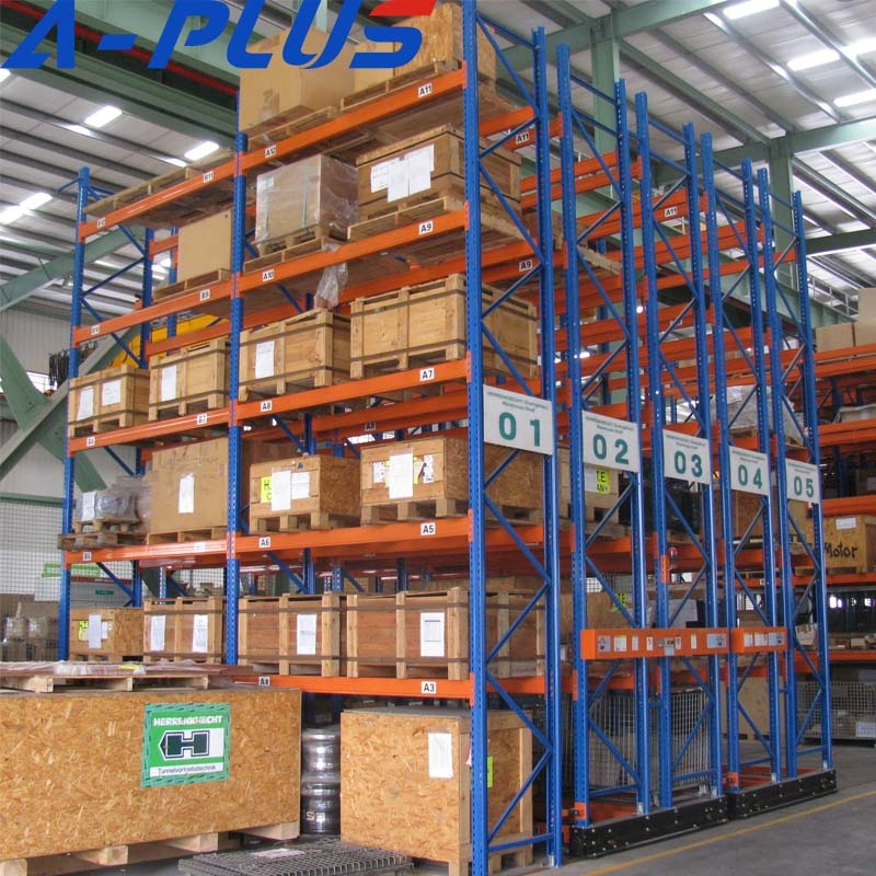Material Rack Automated Storage Electric Mobile Warehouse Racking System