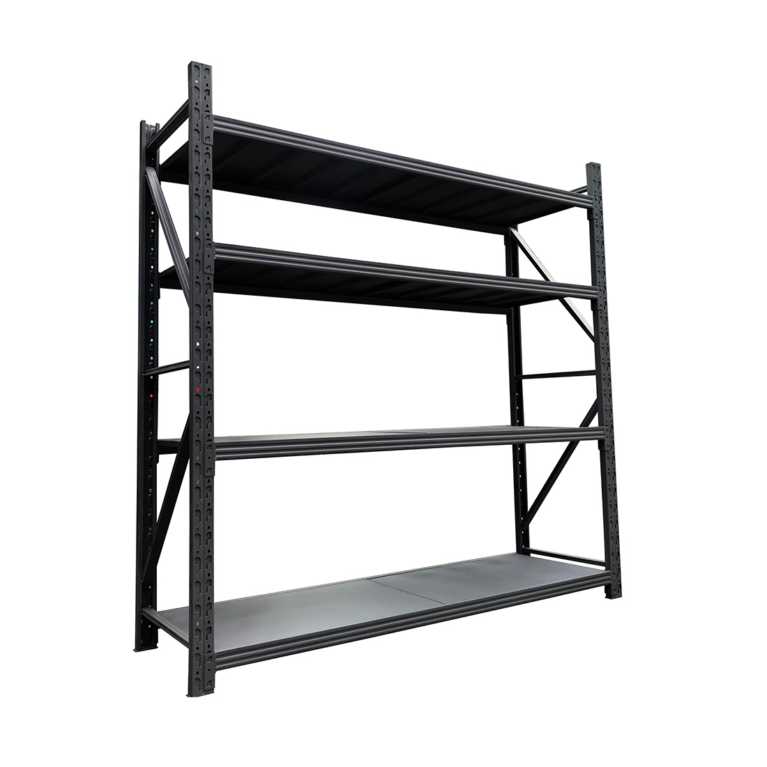 Longspan Shelving Rack High Bay Industrial Shelves Narrow Aisle Heavy Duty Metal Warehouse Storage Selective Pallet Racking