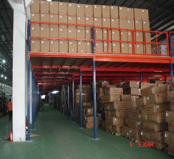 Stable Steel Structure Mezzanine Floor Of Heavy Duty Metal Pallet For Warehouse Storage Goods