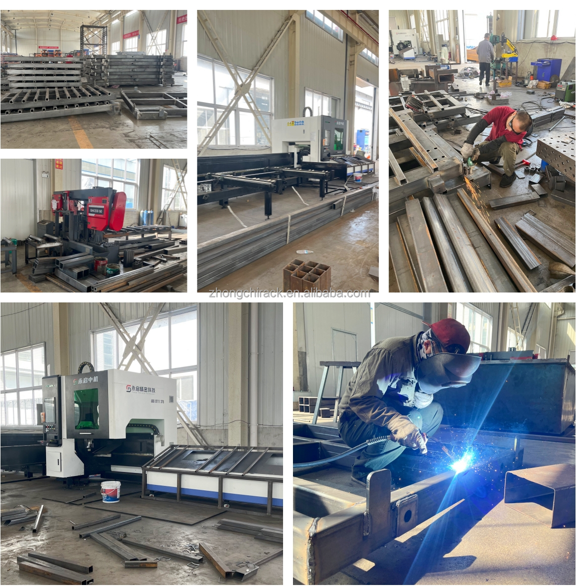 High Load Capacity 8-Layer Anti-Rust Powder Coated Steel Rack Heavy Duty Warehouse Storage System for Industrial Pallet Use
