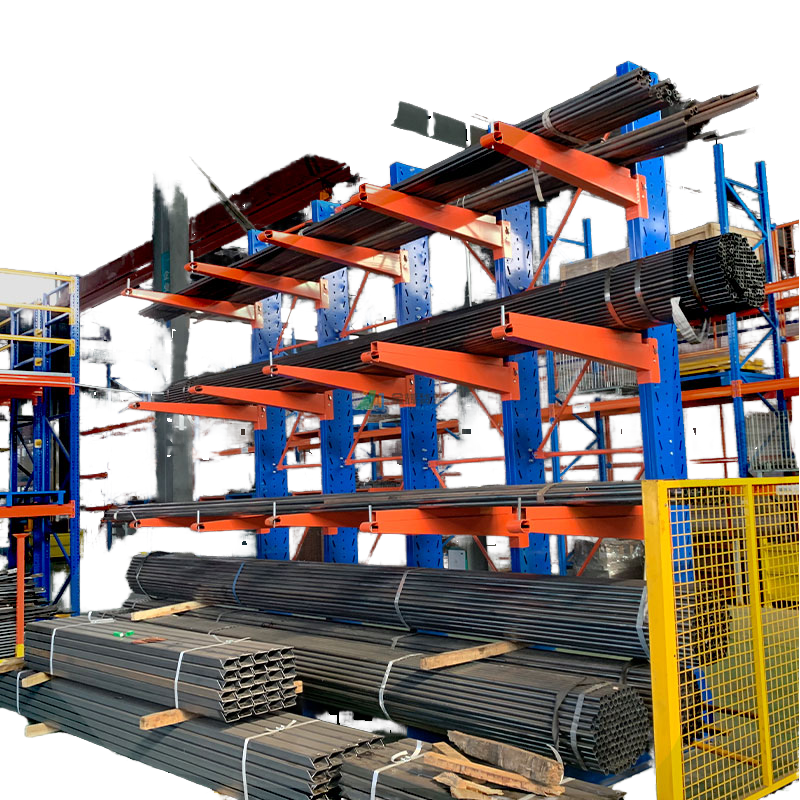 Heavy Duty Rack Telescopic Cantilever Rack Warehouse Storage Shelf for Aluminum Profile Industrial Long Goods Storage Racking
